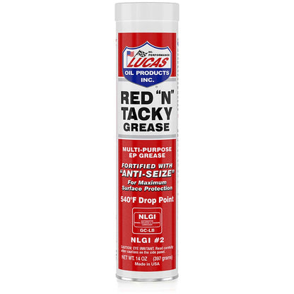 Lucas Oil Red N Tacky Grease - 14 Ounce Tube
