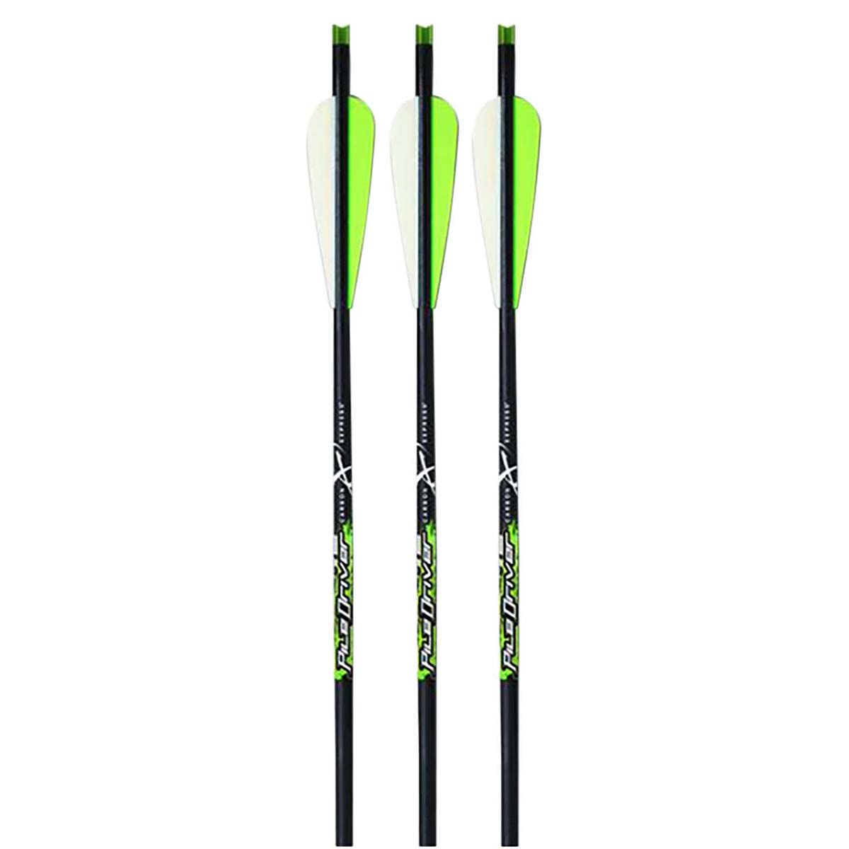 Carbon Express Piledriver 20" Crossbolts With Lighted Nock (3-pack)