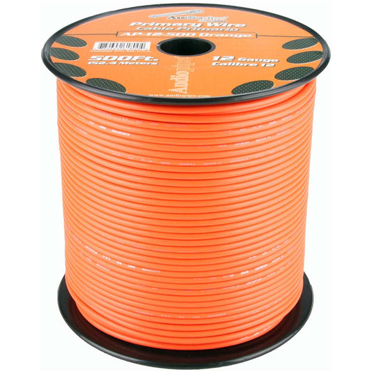 Audiopipe 12 Gauge 500ft Primary Wire Orange