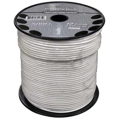 Audiopipe 12 Gauge 500ft Primary Wire White