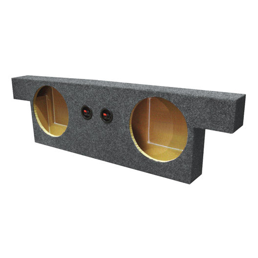 Qpower Colorado/canyon Crew Cab '04-12 Dual 10" Sealed Empty Woofer Box