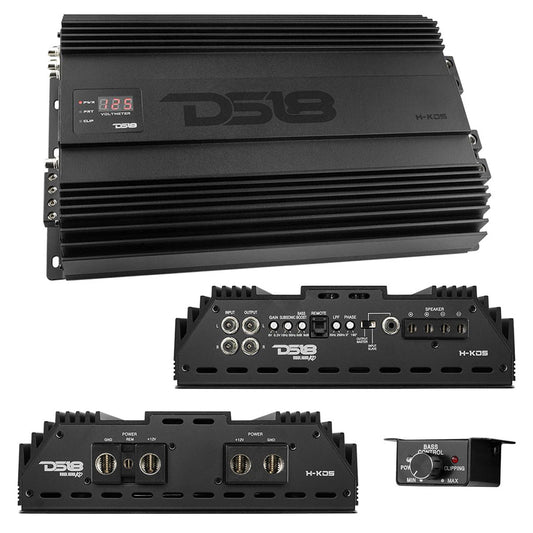 DS18 Mono Block Competition Amplifier, 5000W RMS