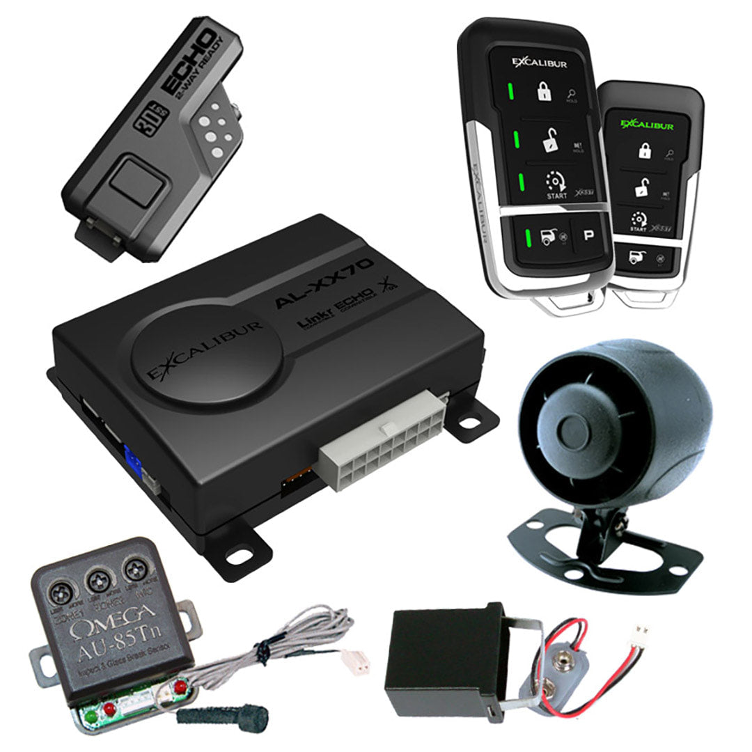 Excalibur 2-Way Security/Keyless Entry – Range 3000 ft, Data Start Upgradeable