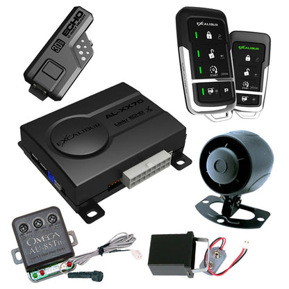 Excalibur 2-Way Security/Keyless Entry – Range 3000 ft, Data Start Upgradeable