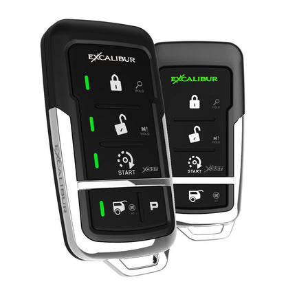 Excalibur 2-Way Security/Keyless Entry – Range 3000 ft, Data Start Upgradeable