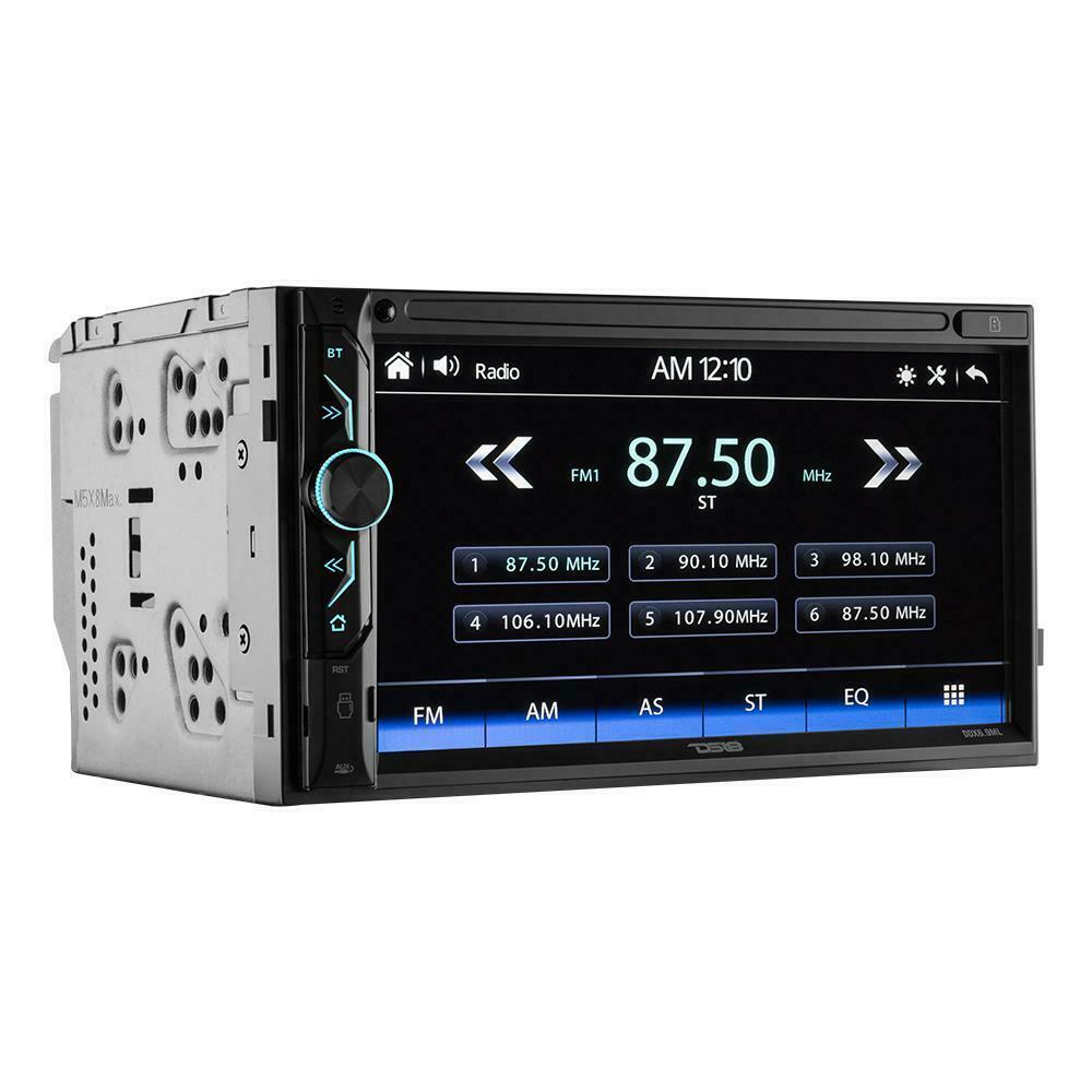 DS18 6.9″ Touchscreen Double Din Fixed Face Mechless with MirrorLink, Bluetooth, USB/SD Inputs and Remote