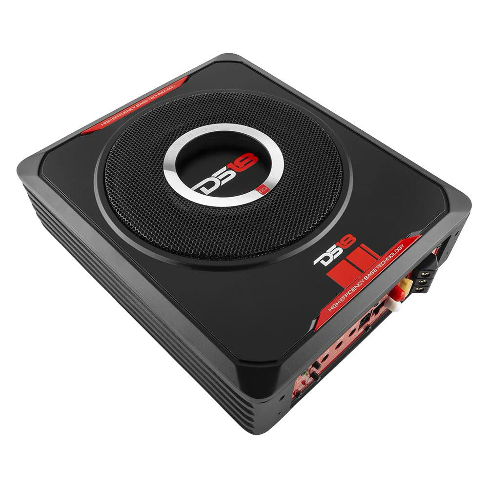 DS18 8″ Slim Amplified Underseat Enclosure