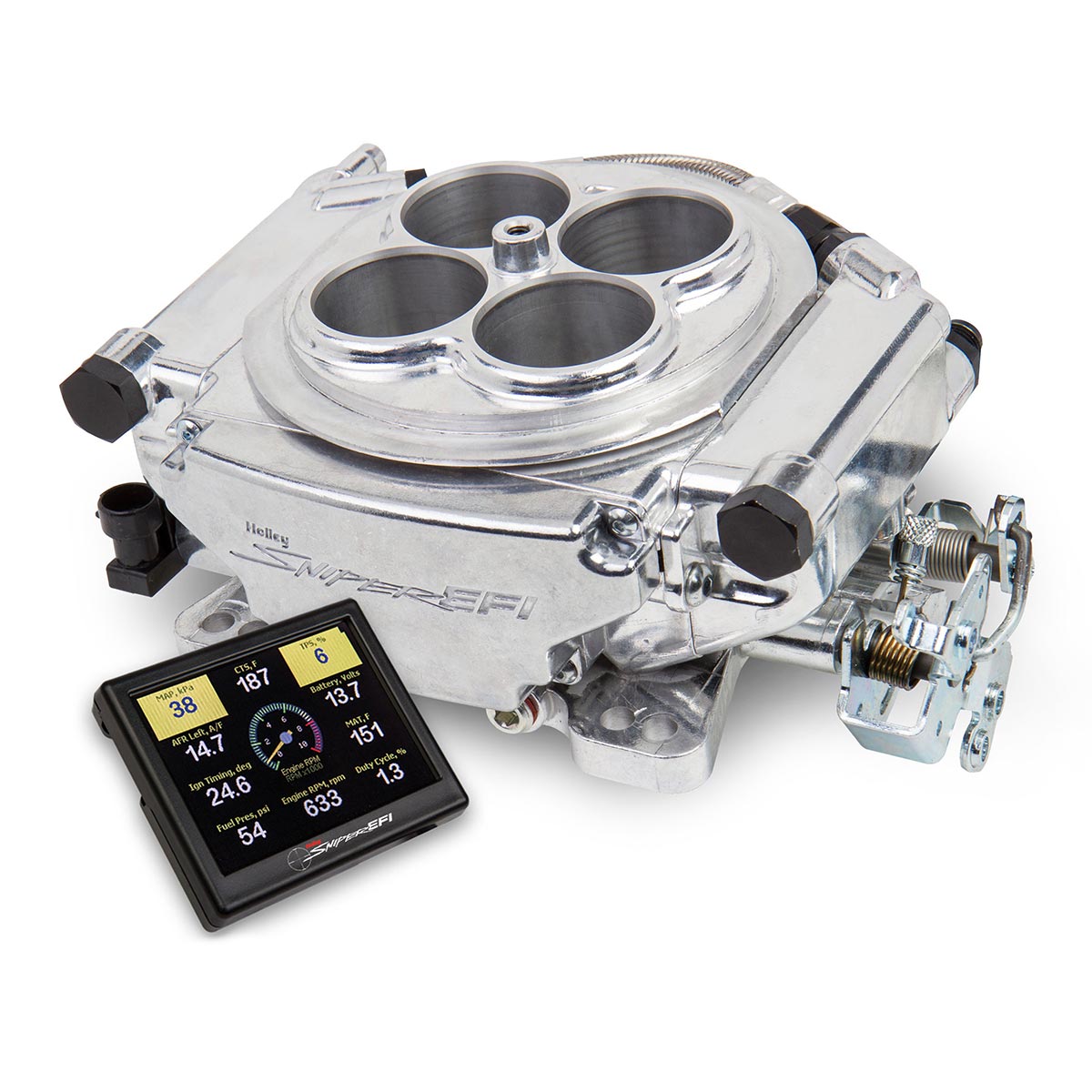 Holley Sniper EFI Self-Tuning Master Kit – Shiny Finish