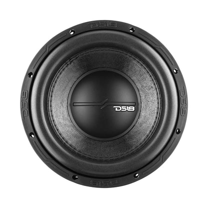 DS18 10″ Woofer, 700W RMS/1400W Max, Dual 4 Ohm Voice Coils